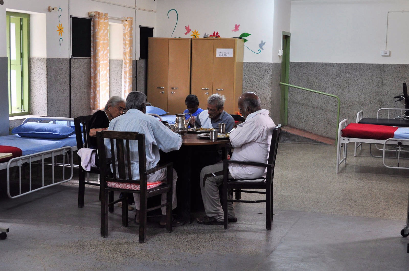 The First floor has dining spaces even in the rooms