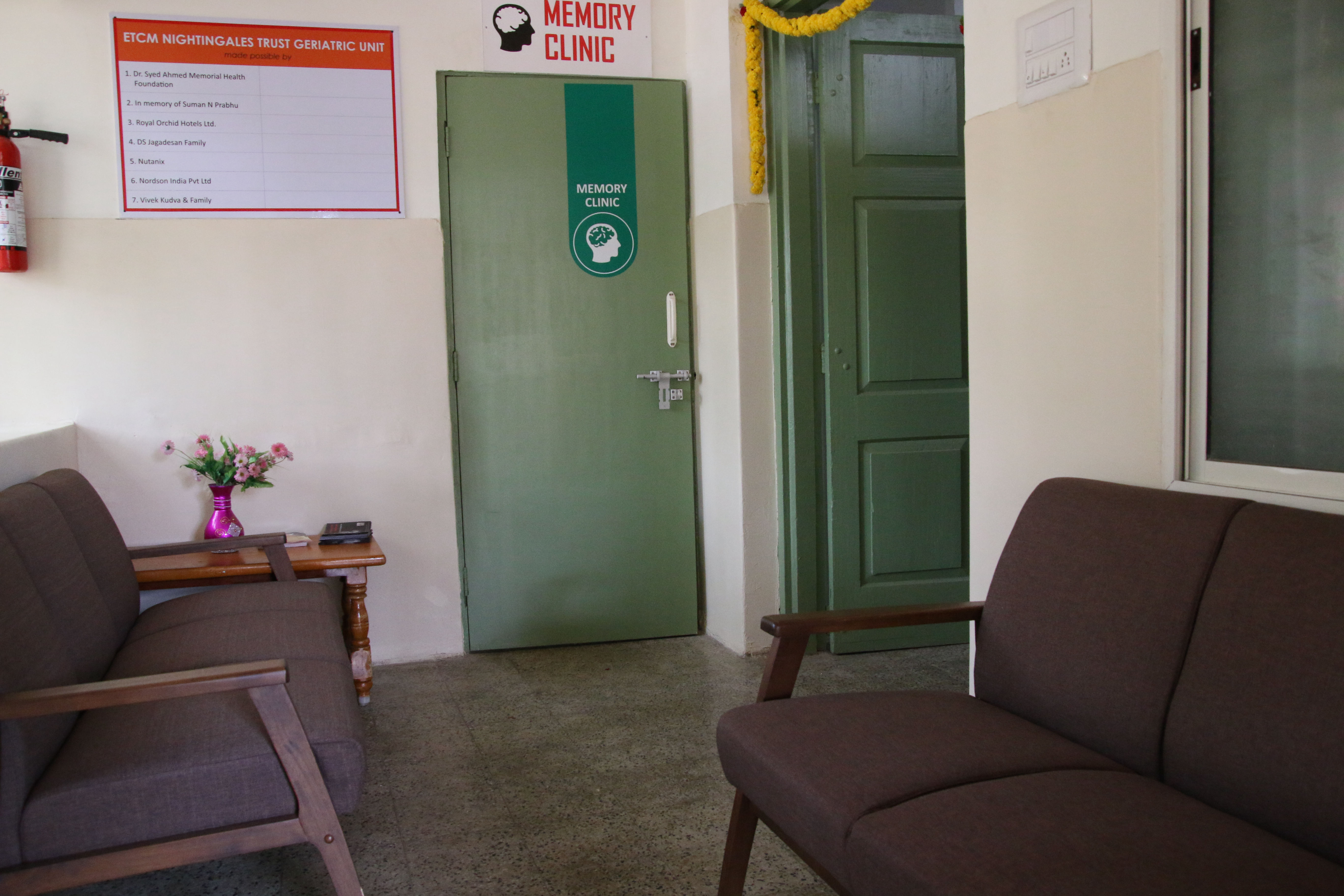 Waiting area on the Ground Floor of the CEntre