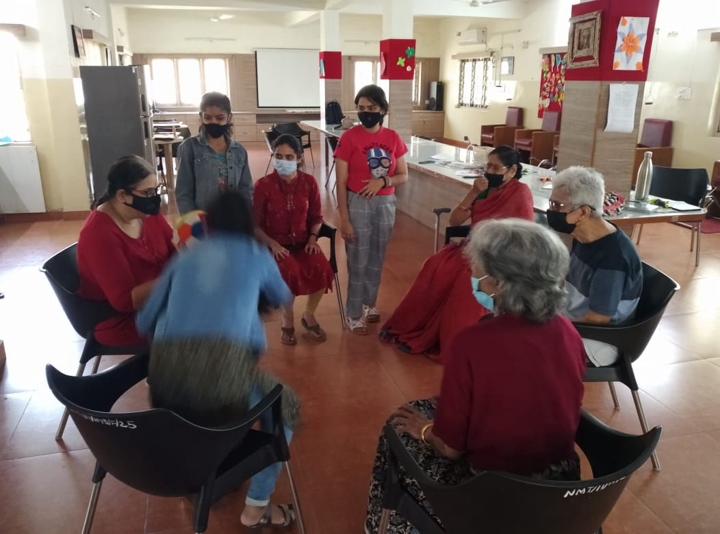 A Support Group meeting at the Day Care Centre