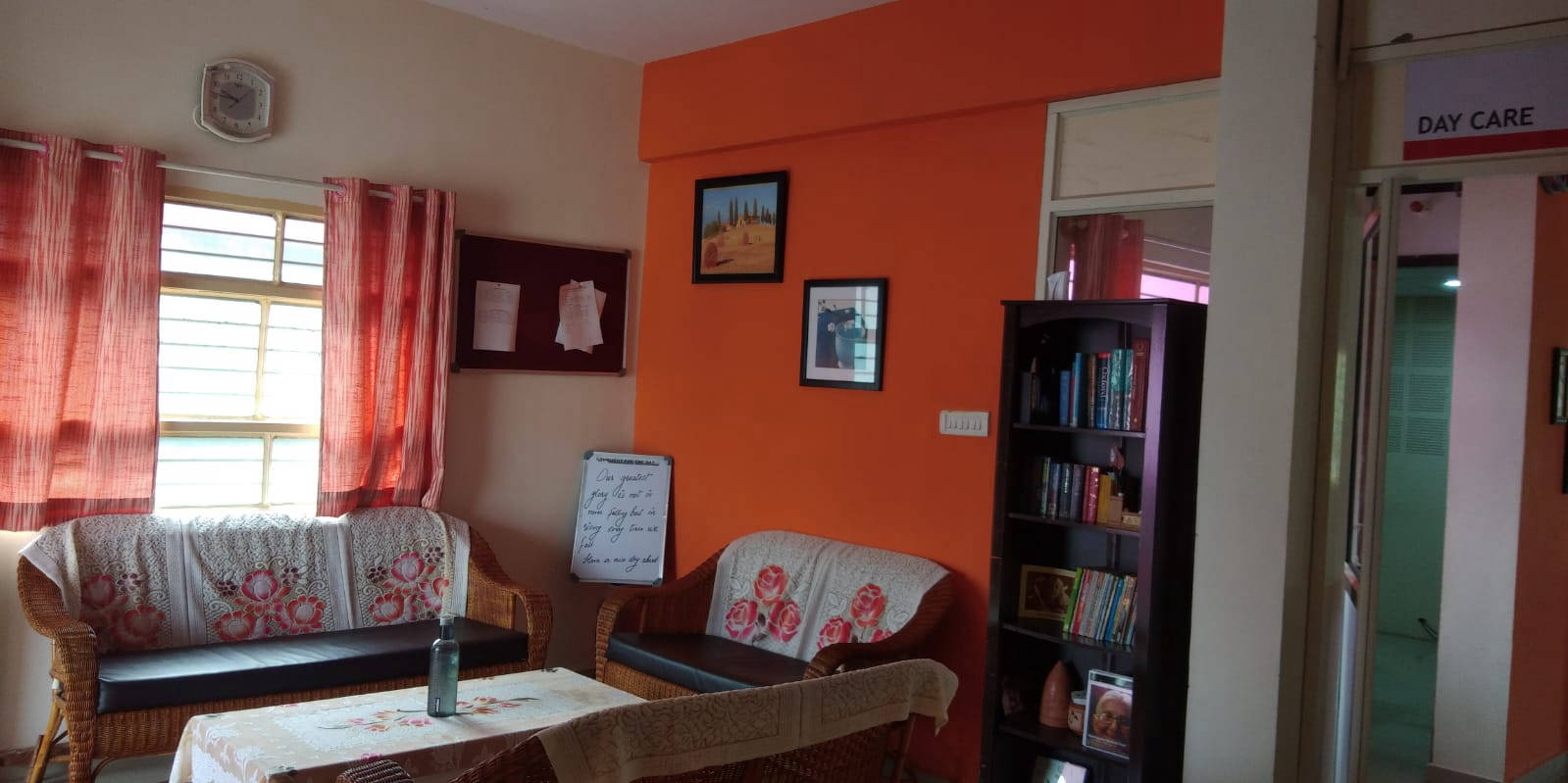 Homely waiting area at NMT's Day Care Centre at Jayanagar